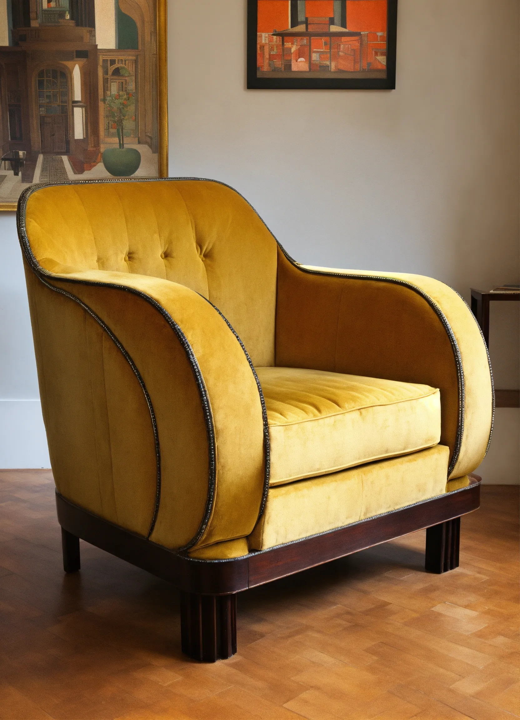 Completed furniture piece showcase