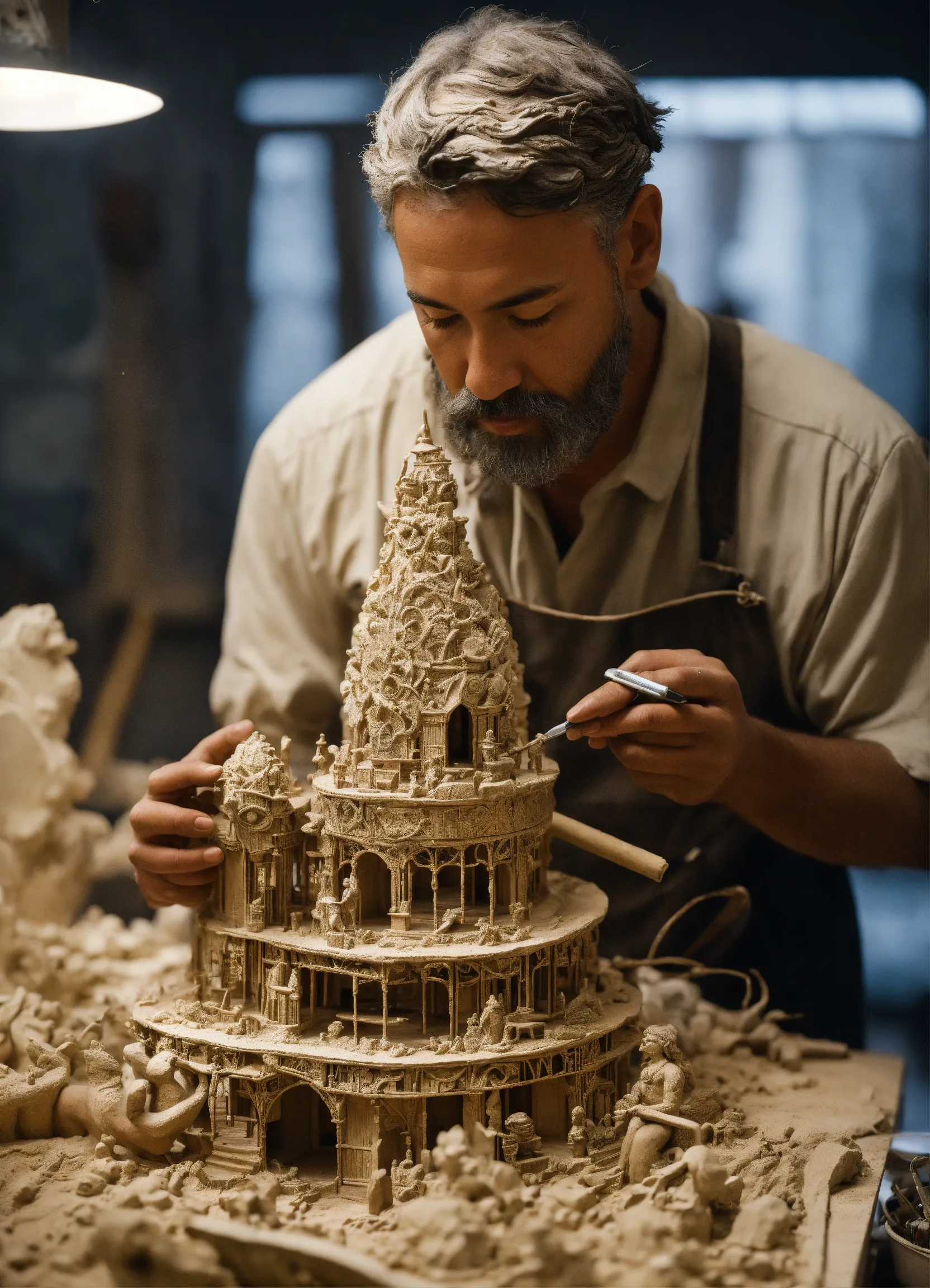 Handcrafted woodworking detail